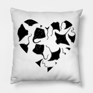 Stingray Heart Pillow