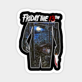 Vintage Horror Classic Movie Friday the 13th Magnet