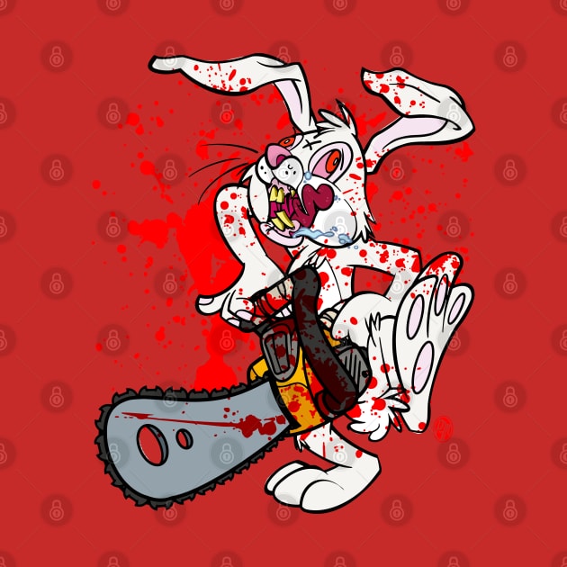 Chainsaw Bunny Cartoon by StudioPM71