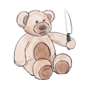 Teddy Bear with Knife T-Shirt