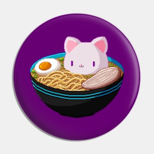 Ramen Kitty Pin