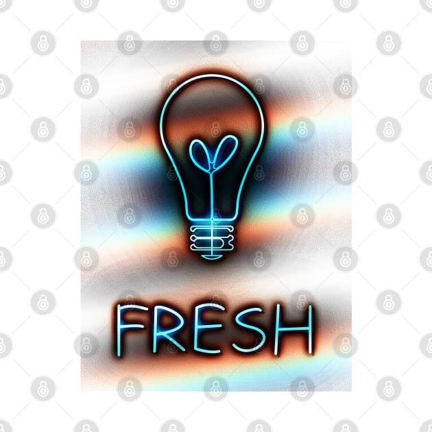 Fresh Idea Light Bulb by rolffimages