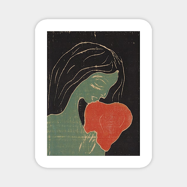 The Heart by Munch Magnet by MurellosArt