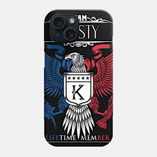 Team Kristy Lifetime Member, Kristy Name, Kristy Middle Name Phone Case