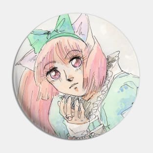 Frilly Catgirl Pin