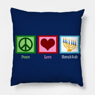 Peace Love Hanukkah Pillow