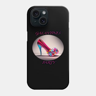 Galentines party lovely shoe Phone Case