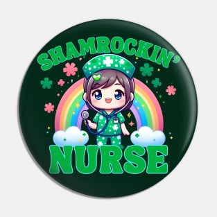 Shamrockin' Nurse Pin