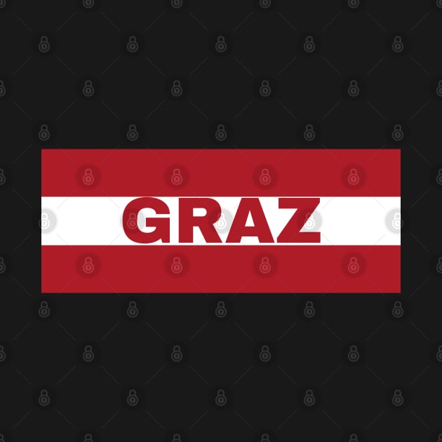 Graz City in Austrian Flag by aybe7elf