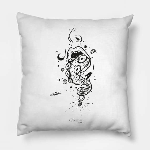 Draw12 Pillow by egdesign