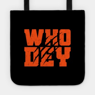 Who Dey with Tiger Scratch Tote