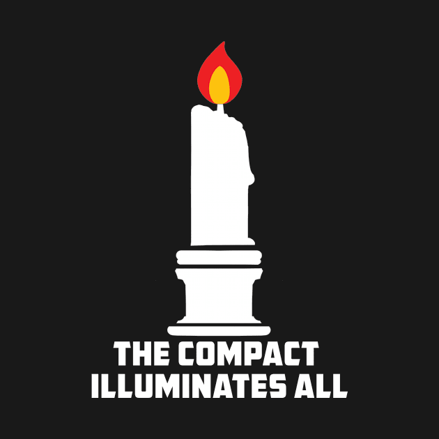 The Compact Illuminates - White by PunTee