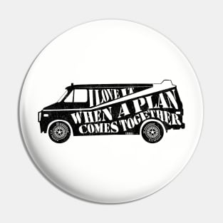 A-Team van quote print Pin