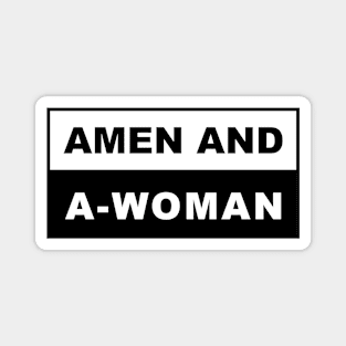 Amen and Awoman Magnet