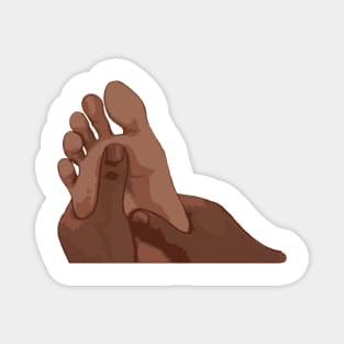 Foot rub Magnet