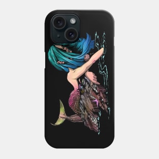 Mermaid on the Rocks Phone Case