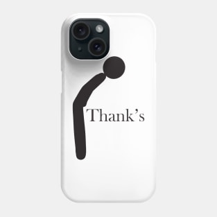 Stick man design Phone Case