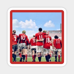 United legends in colour Magnet