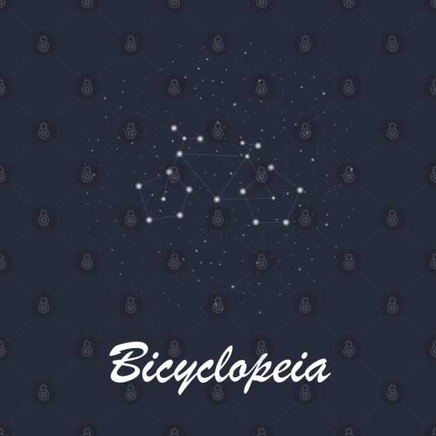 Bicyclopeia – Bicycle star constellation by uncutcreations