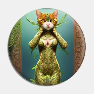 Cat Girl Vegetal Hybrid #01 Pin