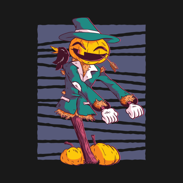 dancing scarecrow by rueckemashirt