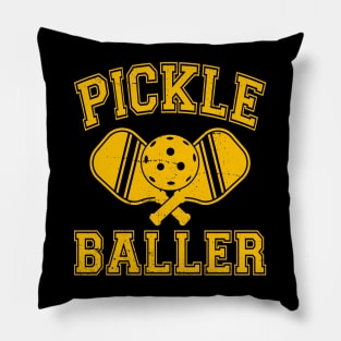 Pickleballer Funny Pickleball Pillow