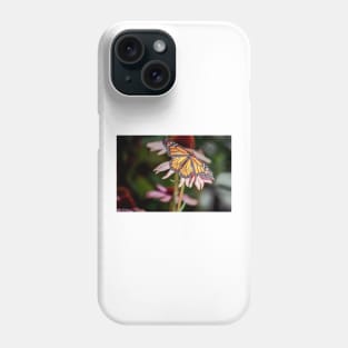 Monarch Butterfly on Purple Coneflower Phone Case