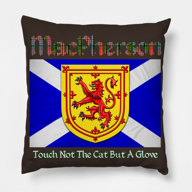 Clan Macpherson Clan Scotland Flag Macpherson Clan Pillow