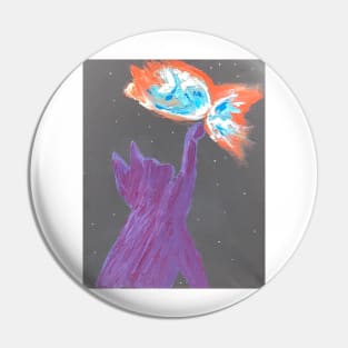 Galaxy Cat Pin