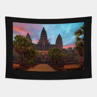 Angkor Wat Sunset Tapestry