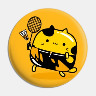 yellow cat badminton player profession Pin