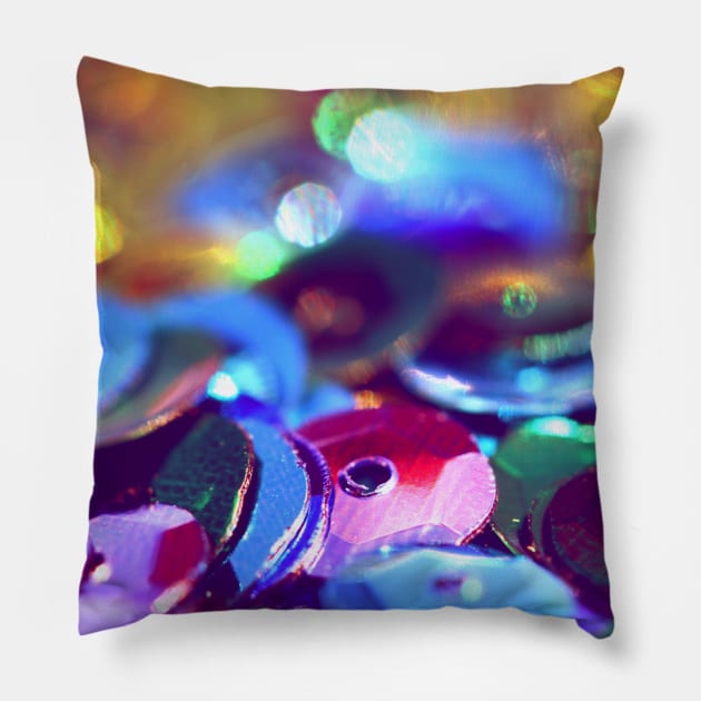 Rainbow Sequins Pillow by Masks 4 Real