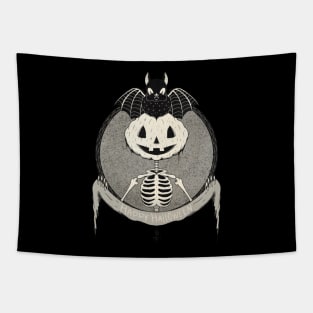 Punkin-Head B&W Tapestry