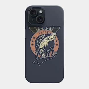 Flying Vintage Fish Phone Case