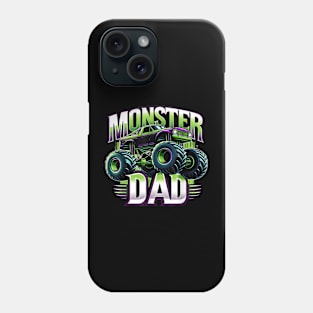 Monster Truck Race Racer Driver Dad Father'S Day Phone Case