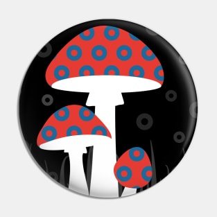 Phish Fishman Donuts Subtle Amanitas Pin