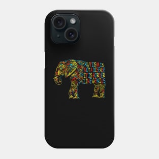 Elephant Autism Is Not A Disease It Is Border Line Genius Phone Case