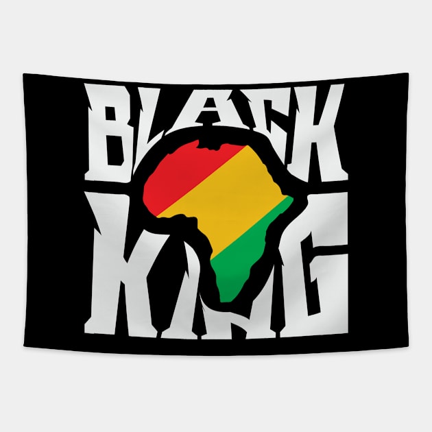 Black King, Black History Month, Black Lives Matter, African American History Tapestry by UrbanLifeApparel