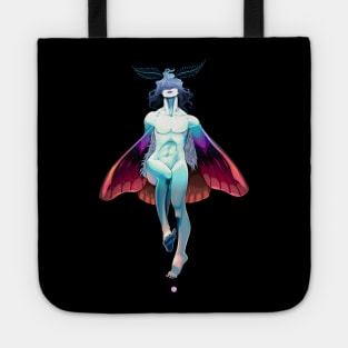 Moth boy illustration Tote