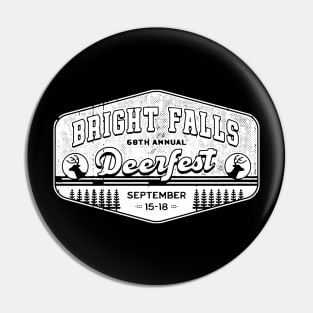 Deerfest Bright Falls Crest Pin