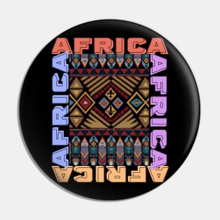 African t-shirt Pin