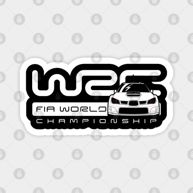 subie wrc Magnet by HSDESIGNS