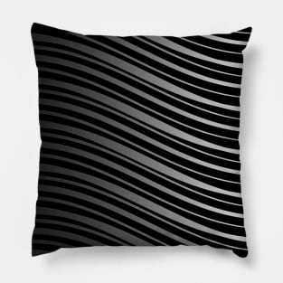 Stripes pattern - grey Pillow