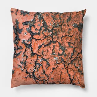 Old cracked painted texture Pillow