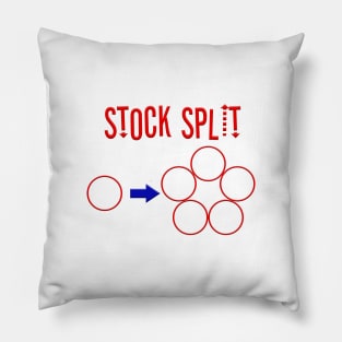 Stock Split Pillow