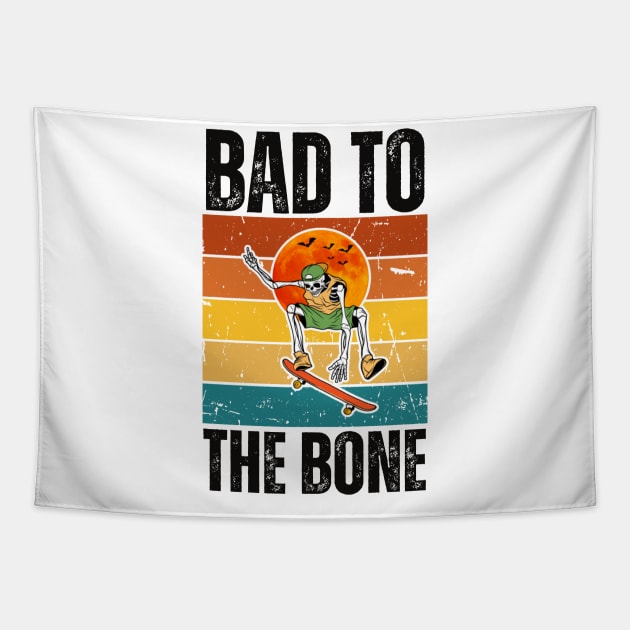 Bad to the Bone Tapestry by BandaraxStore