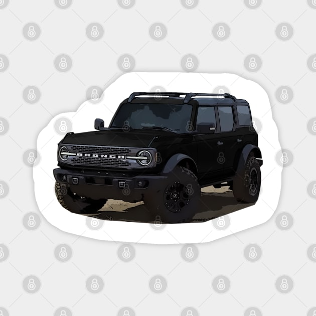 2021 Ford Bronco 4 Door Shadow Black Magnet by Woreth