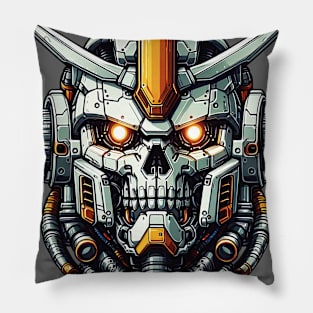 Biomech Skull S01 D08 Pillow