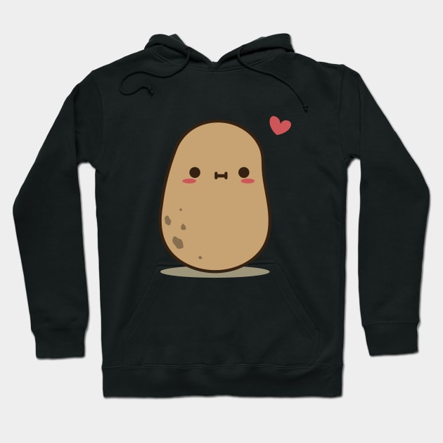 Cute Potato in love. - Potato - Hoodie | TeePublic