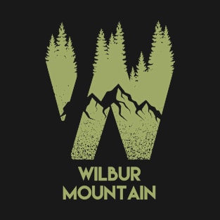 Wilbur Mountain Back Print Design T-Shirt